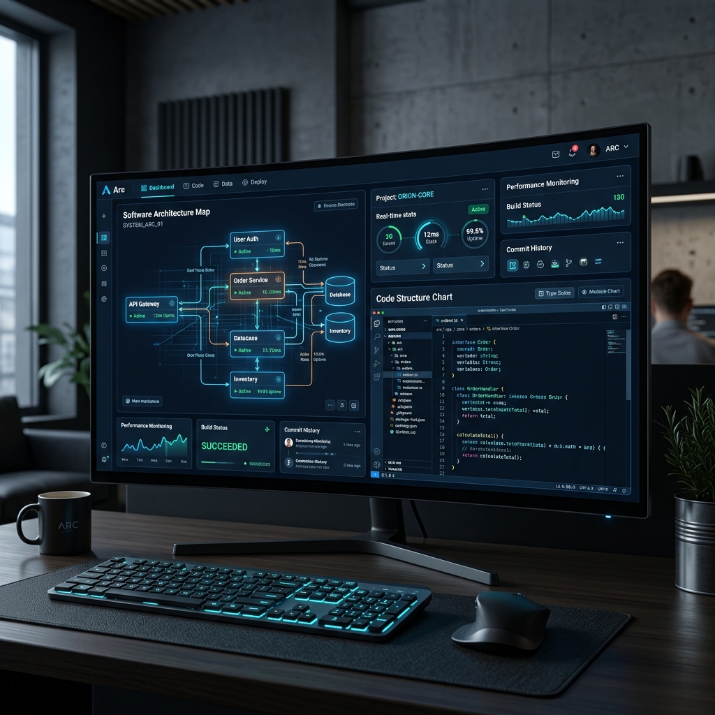 High Tech Code Mockup